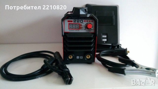 220А Professional Електрожен инверторен IGBT с дисплей ММА, снимка 6 - Други машини и части - 27304156