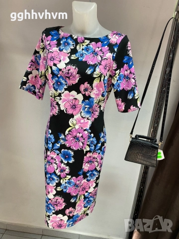 Рокля на цветя с/м, снимка 4 - Рокли - 52927243