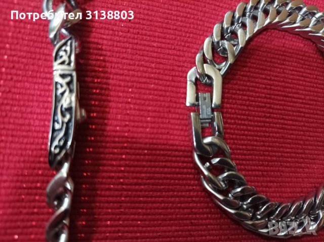 Ланец и гривна Комплект unisex , снимка 3 - Бижутерийни комплекти - 36769581