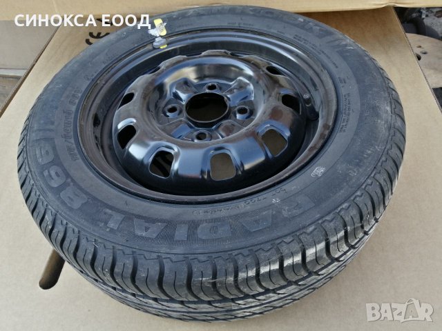 Неупотребявана джанта с чисто нова гума, снимка 3 - Гуми и джанти - 26443238