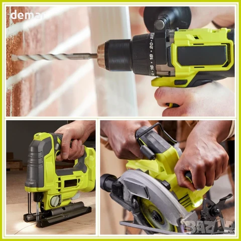 5.0Ah 18V P108 Li-ion батерия, за електрически инструменти Ryobi P108 P104 P105 P106 P107, снимка 7 - Други инструменти - 50779446