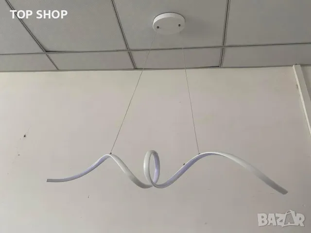 Layering 88 LED висяща лампа за трапезария, димируема с дистанционно, снимка 5 - Лед осветление - 49636777