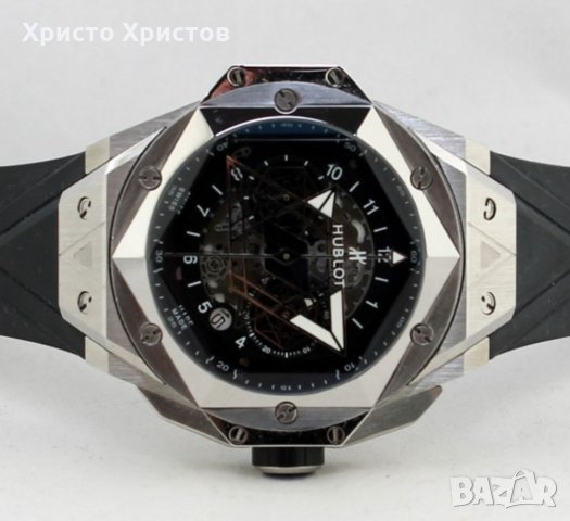 Мъжки луксозен часовник Hublot Sang Bleu II, снимка 8 - Мъжки - 33178401