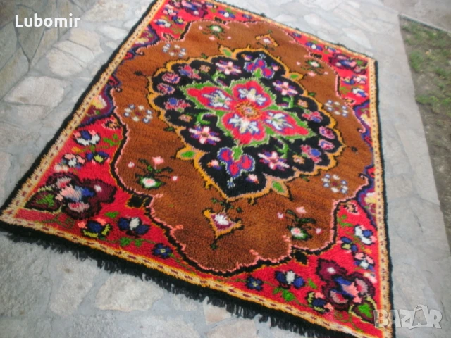 Китеник автентичен от миналия век !, снимка 2 - Килими - 51239796