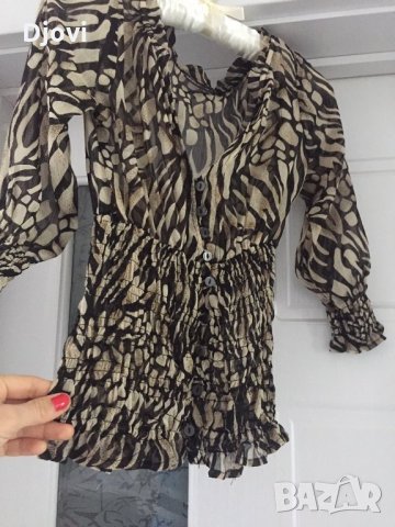 Модерна лека ефирна риза, снимка 2 - Ризи - 32403701