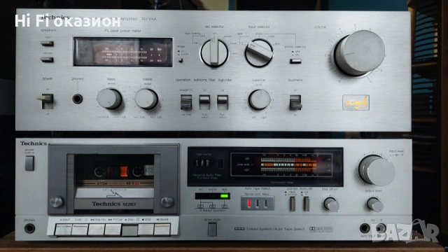 Set Усилвател Technics SU-V4A  NewClass A * ДекTechniks RS-M263 , снимка 2 - Ресийвъри, усилватели, смесителни пултове - 53504970