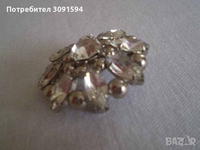 Антична  брошка - арт деко, снимка 7 - Антикварни и старинни предмети - 37792216