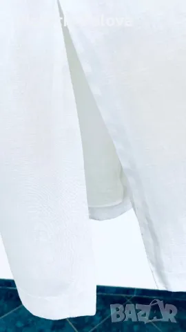 Скъпа ленена рокля-елек, снимка 6 - Рокли - 49794830