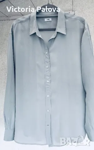 Скъпа марка CLOSED копринена риза, снимка 4 - Ризи - 49873681