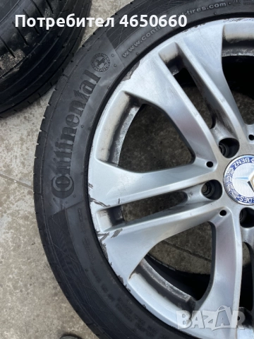 17 цолови алуминиеви джанти за Мерцедес Е класа, снимка 3 - Гуми и джанти - 52537327
