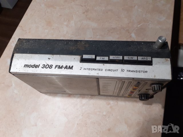 Радио Сокол - 308 made in USSR, снимка 3 - Антикварни и старинни предмети - 37890757