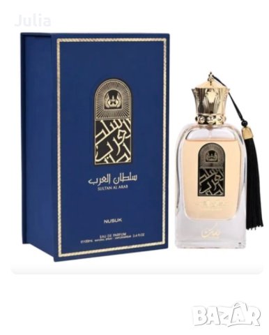 Оригинален Арабски парфюм Nusuk Sultan Al Arab Edu De Parfum For Men & Women 100ml /, снимка 5 - Унисекс парфюми - 43008795