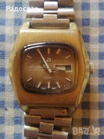 стар швейцарски часовник Atlantic, снимка 2 - Дамски - 51173077