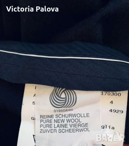 Класически вълнен панталон E.B.COMPANY  100% virginwool, снимка 6 - Панталони - 42952288