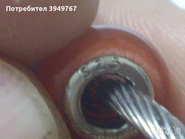 Дамска сребърна гривна., снимка 4 - Гривни - 48262593