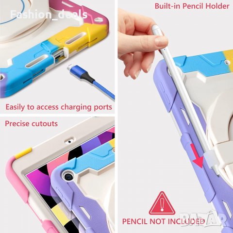 Нов Защитен Удароустойчив калъф за деца таблет iPad 10,9 инча Айпад, снимка 3 - Таблети - 38577562