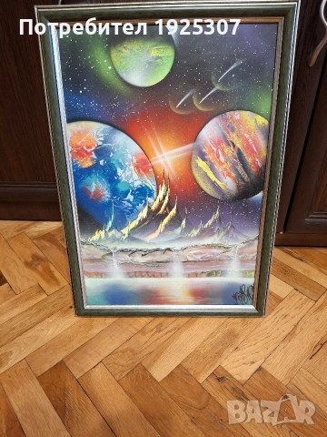 Картина на тема космос, снимка 3 - Картини - 53484412