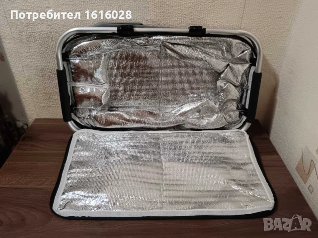 Хладилна чанта Faltbarer Thermo-Einkaufskorb Сгъваема пазарска кошница за пикник плаж, снимка 7 - Хладилни чанти - 51159655