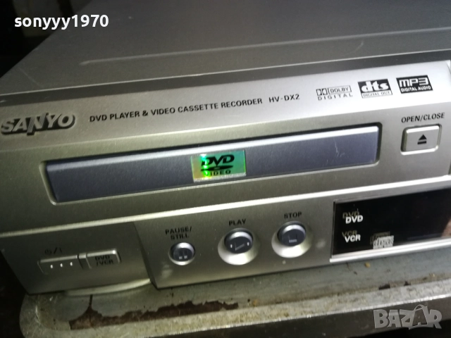SANYO HV-DX2EV DVD & VIDEO-ВНОС SWISS 0911251903LCHERY2, снимка 8 - Плейъри, домашно кино, прожектори - 52353990