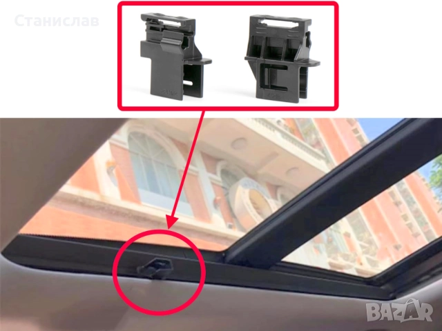 Водачи за щора на панорамен таван Honda CR-V MK5, снимка 4 - Части - 52294927