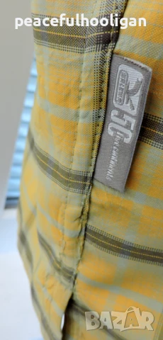 Salewa - мъжка карирана риза за спорт и туризъм  с къс ръкав размер XL , снимка 7 - Ризи - 50837614