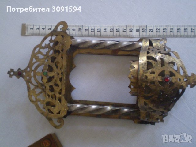 Антикварно руско домашно кандило с иконостас, снимка 8 - Антикварни и старинни предмети - 37190701