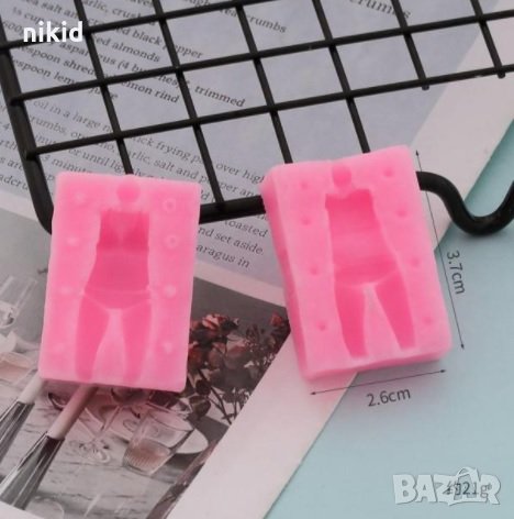 3D малко човешко тяло 2 части силиконов молд форма декорация украса фондан торта мъфини и др, снимка 2 - Форми - 18809021