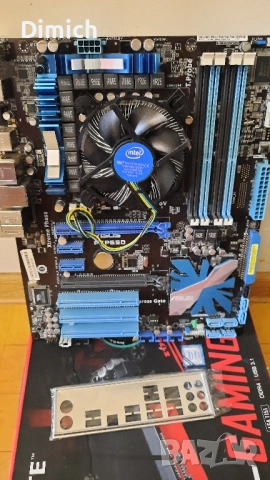 Дънна платка Asus P7P55D CPU i7 860