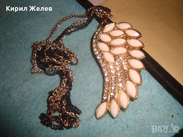 ПОЗЛАТЕН СКЪПОЦЕНЕН МЕДАЛЬОН ФИГУРАЛЕН АРТ ПЕНДАНТ с ФИНА ДВОЙНА ВЕРИЖКА 10961, снимка 7 - Колиета, медальони, синджири - 35353036