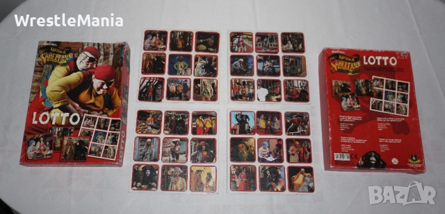 Vintage Рядка Настолна Игра Lotto Captain Sabertooth The King At Sea от 1999г