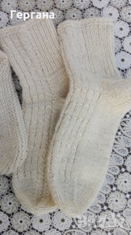 Ръчно изработени чорапи и терлици от вълна и памук, снимка 11 - Други - 27062742