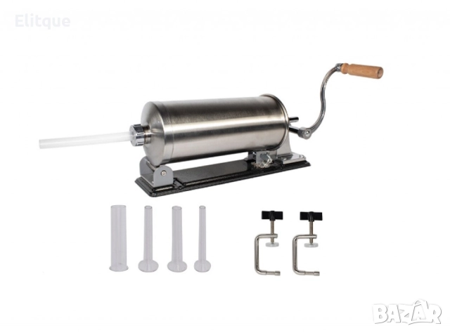 Ръчна машина за пълнене на колбаси,неръждаема стомана,капацитет 4 кг., снимка 7 - Други машини и части - 48732095