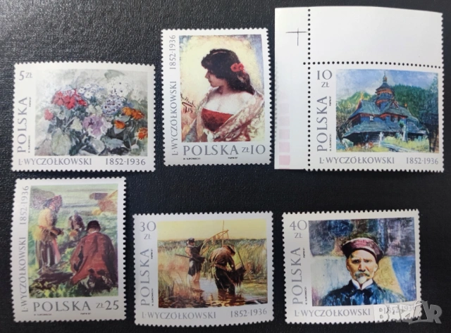 Полша, 1987 г. - лот марки на тема животни, изкуство, личности, папа, спорт, снимка 2 - Филателия - 53374216