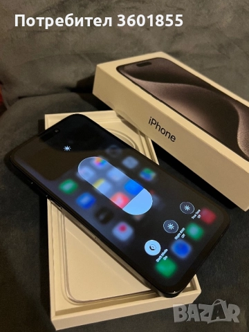 iPhone 15 PRO MAX 256GB Като Нов, снимка 3 - Apple iPhone - 52770794