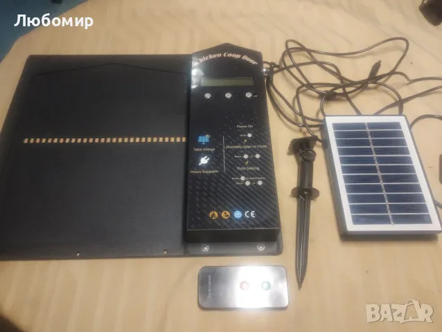 Автоматична врата за кокошарник Shulltji, соларна клапа за пиле с таймер, дистанционно управление, снимка 7 - Кокошки и пуйки - 47315582
