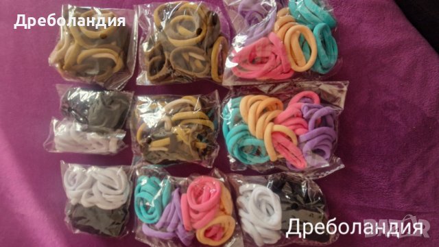 Ластици за коса , снимка 2 - Аксесоари за коса - 43518170