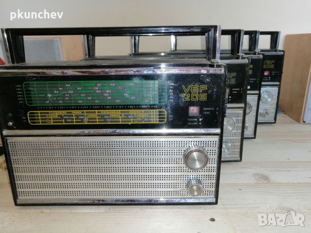 Ретро радиоапарати VEF206, VEF201, VEF12, снимка 2 - Радиокасетофони, транзистори - 26891720