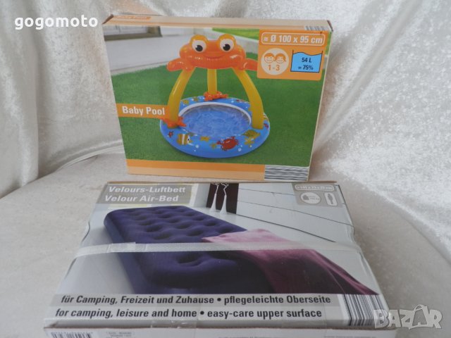 нов Бебешки басейн,2 камери,меко надуваемо комфортно дъно,НОВО надуваемо легло,надуваем дюшек, снимка 9 - Надуваеми играчки - 28826002