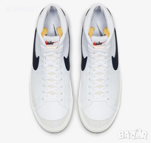 *РАЗПРОДАЖБА*Оригинални кецове на Nike Blazer M 77! Естест. к. 37.5,38,38.5,39, снимка 4 - Кецове - 51989821