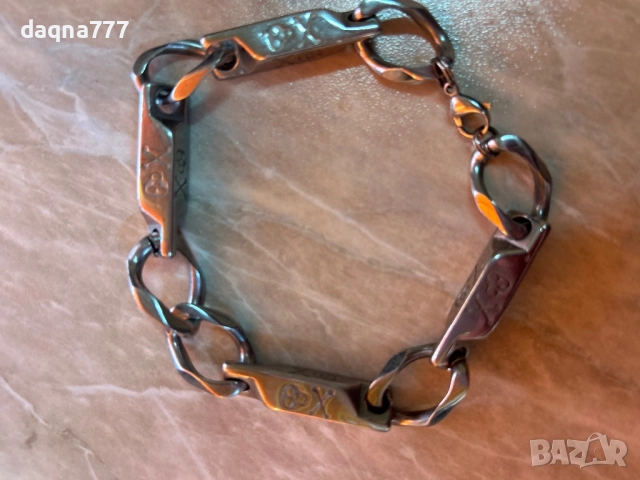 Масивна гривна неръждаема стомана, снимка 5 - Гривни - 52747838