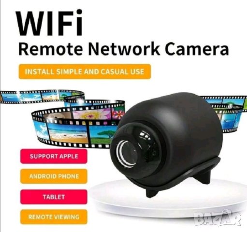 Мини шпионска камера за видеонаблюдение с Wifi , снимка 3 - IP камери - 44046436