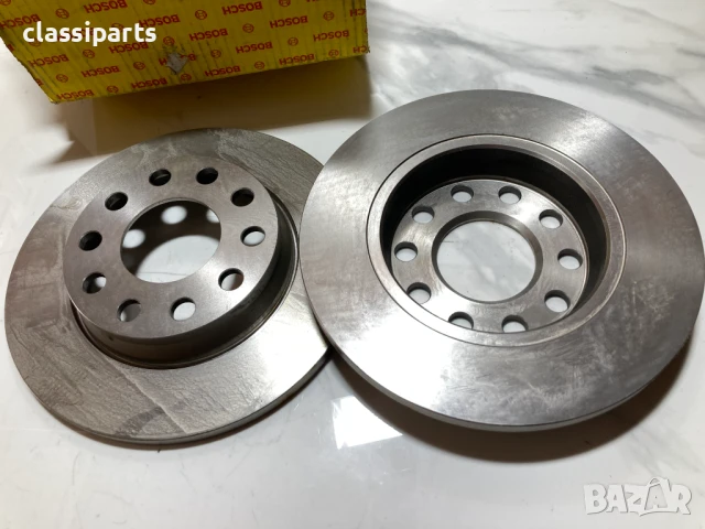 Спирачни дискове BOSCH за Ауди А4 Б6, Б7 и Сеат Ексео / AUDI A4 B6 & B7 / SEAT Exeo, снимка 2 - Части - 50648183