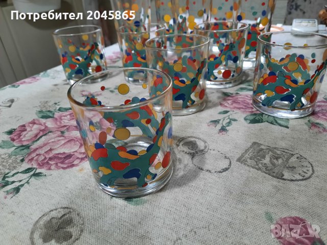 Продавам два комплекта стъклени чаши, снимка 4 - Чаши - 37053295