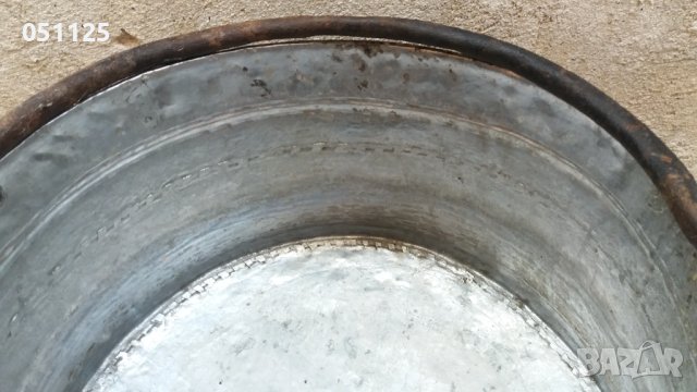 отличен възрожденски кован казан, бакър съд за варене на курбани 40 литра, снимка 5 - Антикварни и старинни предмети - 38365271