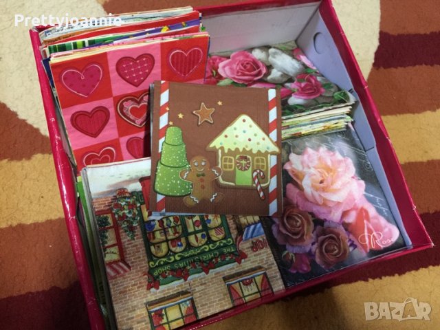 Разнообразни салфетки за декупаж, снимка 2 - Колекции - 26706301