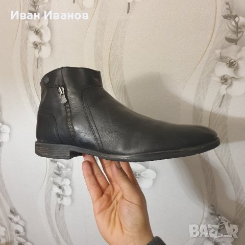 Lasocki  топли кожени боти  номер 46 , снимка 6 - Мъжки боти - 43915192