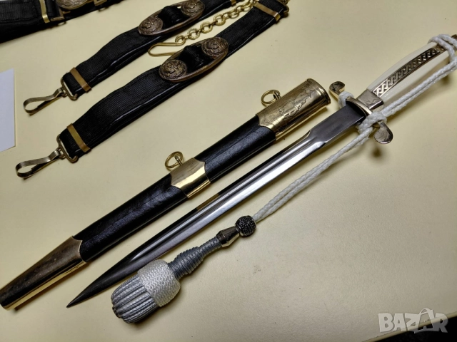 Кортик на Военноморския флот 10 обр.1951г., снимка 4 - Колекции - 52430277