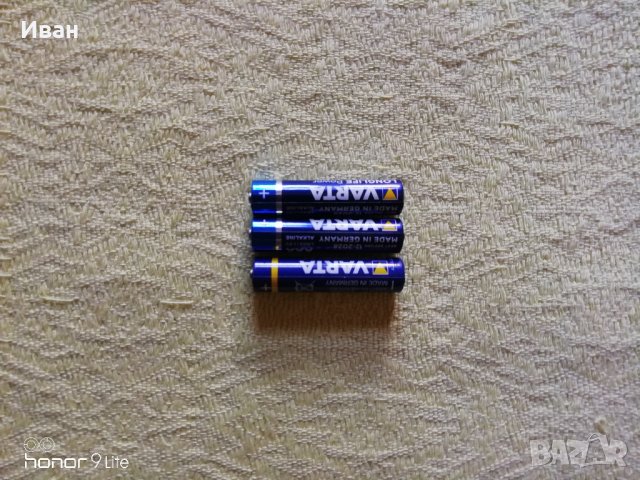 Алкални батерии Varta Longlife Power AAA LR03/1.5 V и Varta Industrial AAA LR03/1.5 V 