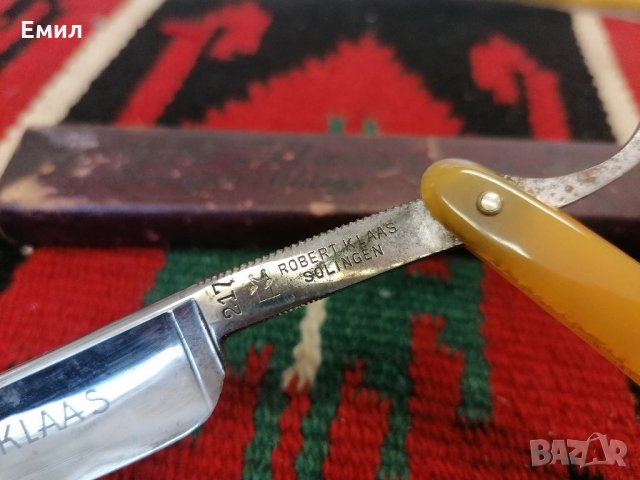 Автентичен бръснач ROBERT KLAAS SOLINGEN , снимка 3 - Колекции - 33046748