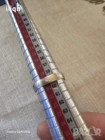 Сребърен пръстен 19мм 925 Проба. 29.99лв , снимка 7 - Пръстени - 49008207